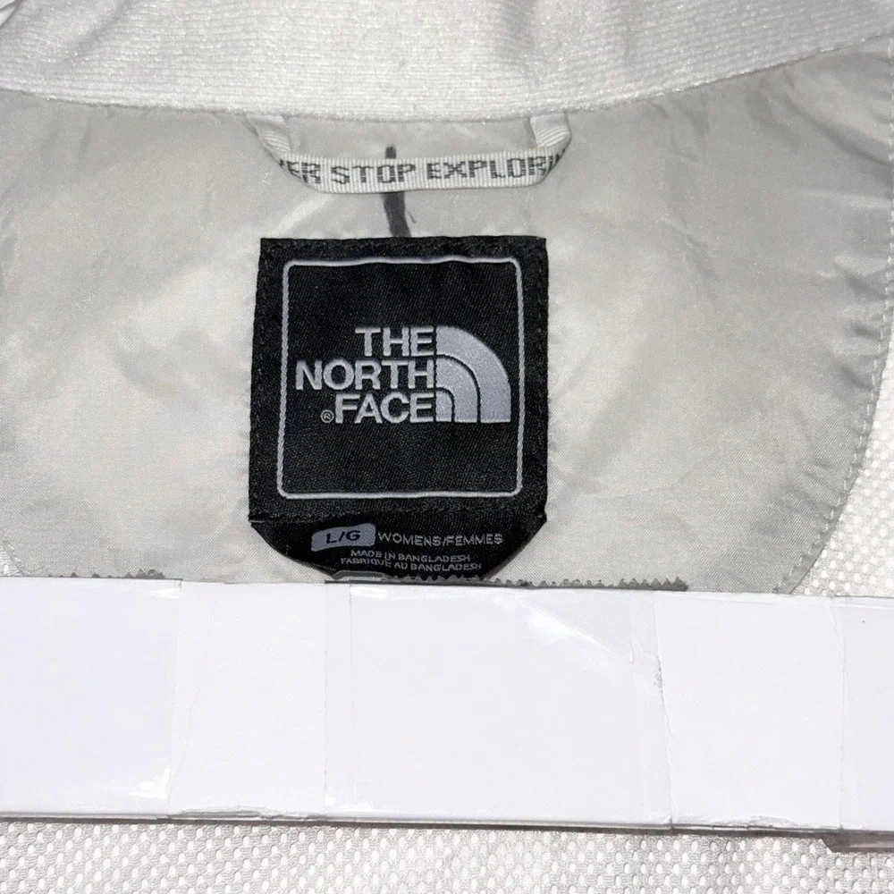 The North Face Hyvent Womens Jacket Large Hooded Windbreaker Rain Nylon Full Zip - Picture 3 of 11